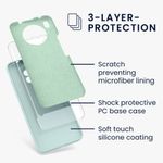 Husa Kwmobile pentru Huawei nova 8i, Silicon, Verde, 56460.200 fotografia produsului View 2 S