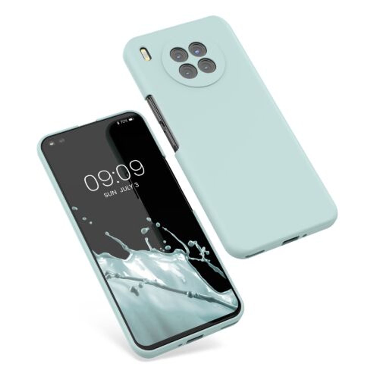 Husa Kwmobile pentru Huawei nova 8i, Silicon, Verde, 56460.200 fotografia produsului
