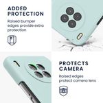 Husa Kwmobile pentru Huawei nova 8i, Silicon, Verde, 56460.200 fotografia produsului View 3 S
