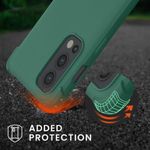 Husa Kwmobile pentru OnePlus Nord 2 5G, Silicon, Verde, 56783.80 fotografia produsului View 2 S