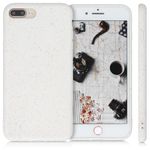 Husa pentru Apple iPhone 8 Plus/iPhone 7 Plus, Fibre vegetale, Alb, 49103.02 fotografia produsului View 2 S