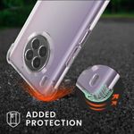 Husa Kwmobile pentru Huawei nova 8i, Silicon, Transparent/Negru, 57666.01 fotografia produsului View 17 S