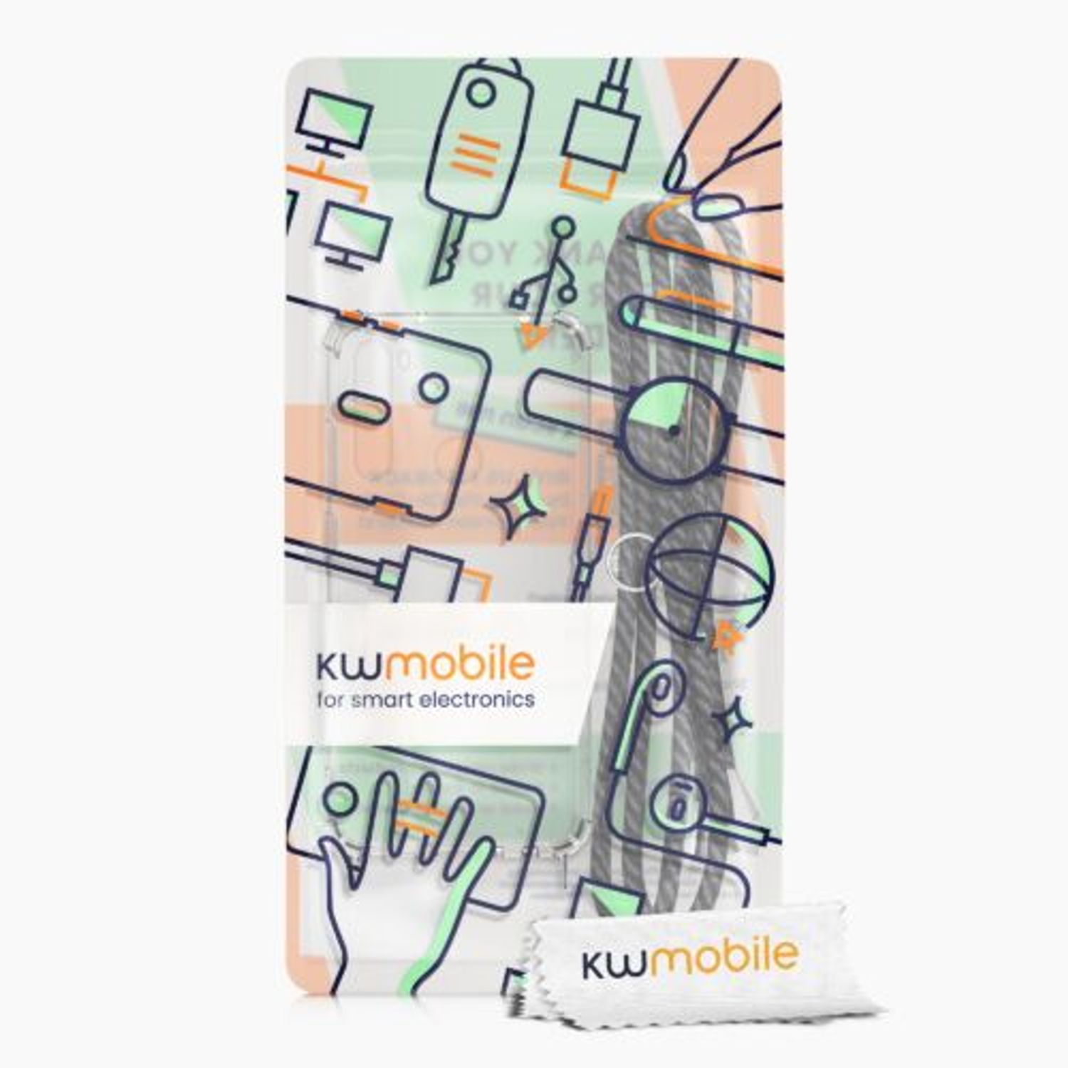 Husa Kwmobile pentru Xiaomi Redmi Note 8, Silicon, Transparent, 50183.73 fotografia produsului View 7 L