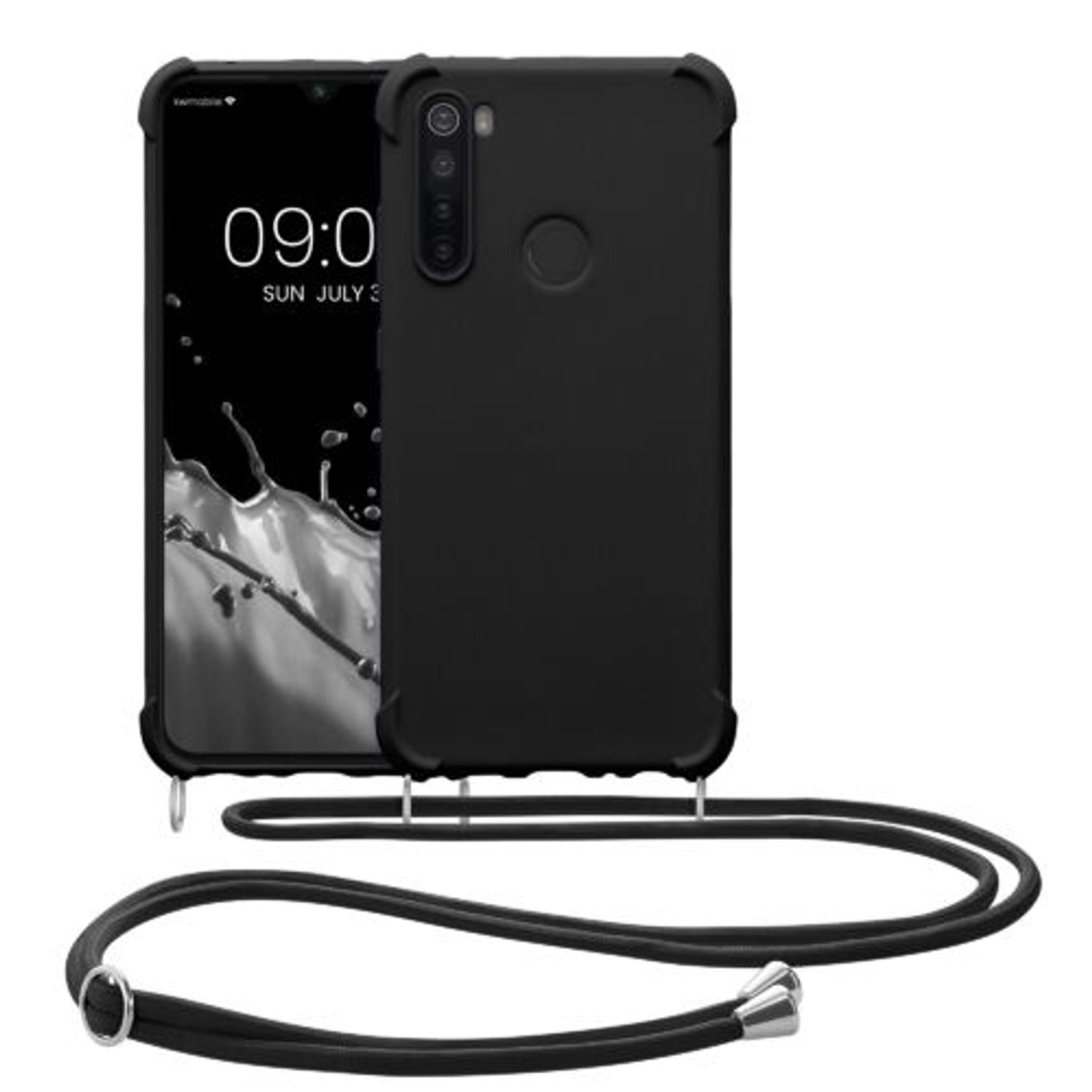 Husa Kwmobile pentru Xiaomi Redmi Note 8, Silicon, Negru, 53490.01 fotografia produsului