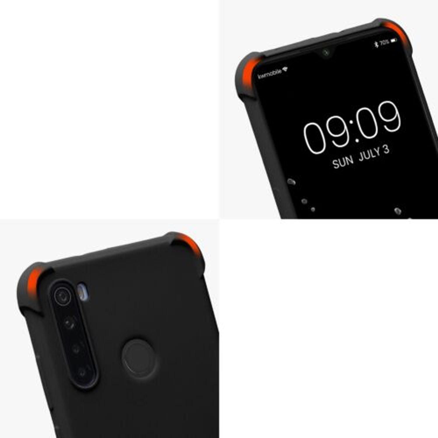 Husa Kwmobile pentru Xiaomi Redmi Note 8, Silicon, Negru, 53490.01 fotografia produsului View 8 L