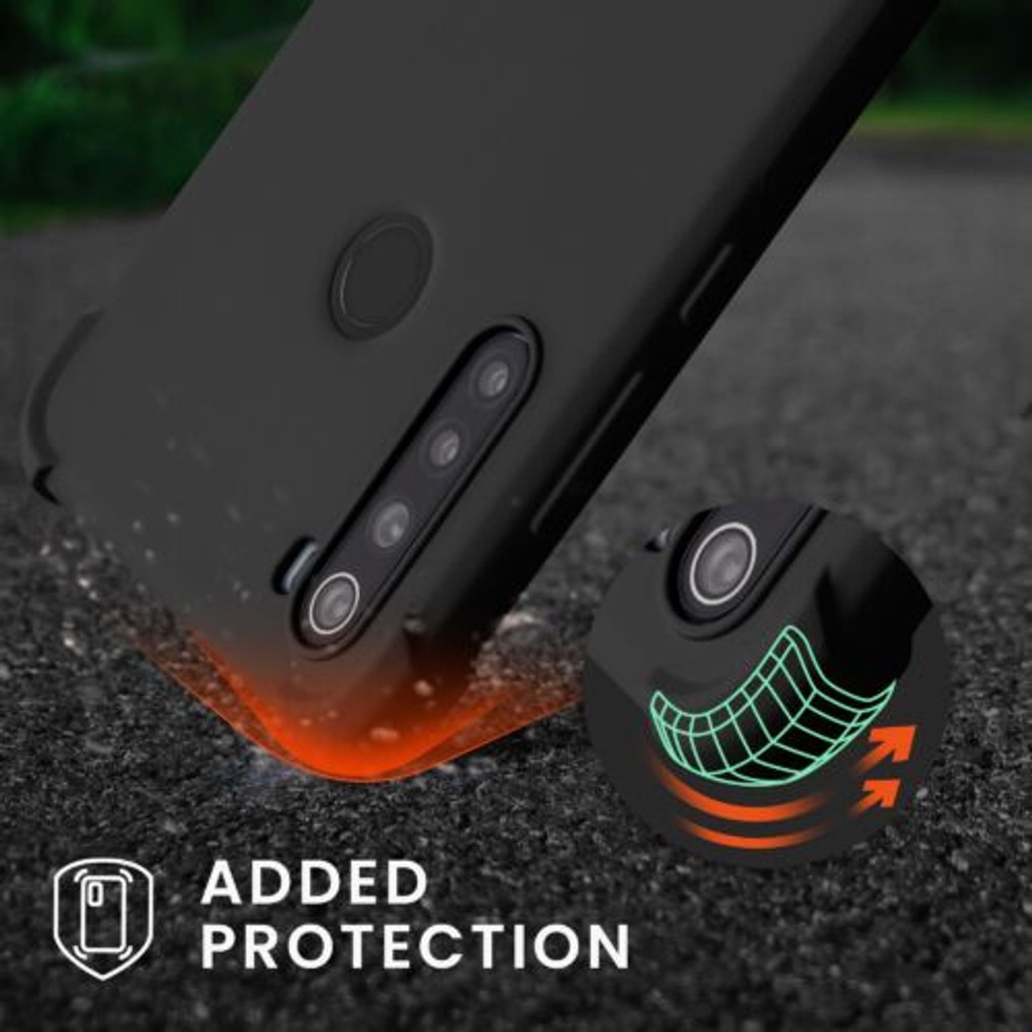 Husa Kwmobile pentru Xiaomi Redmi Note 8, Silicon, Negru, 53490.01 fotografia produsului View 2 L