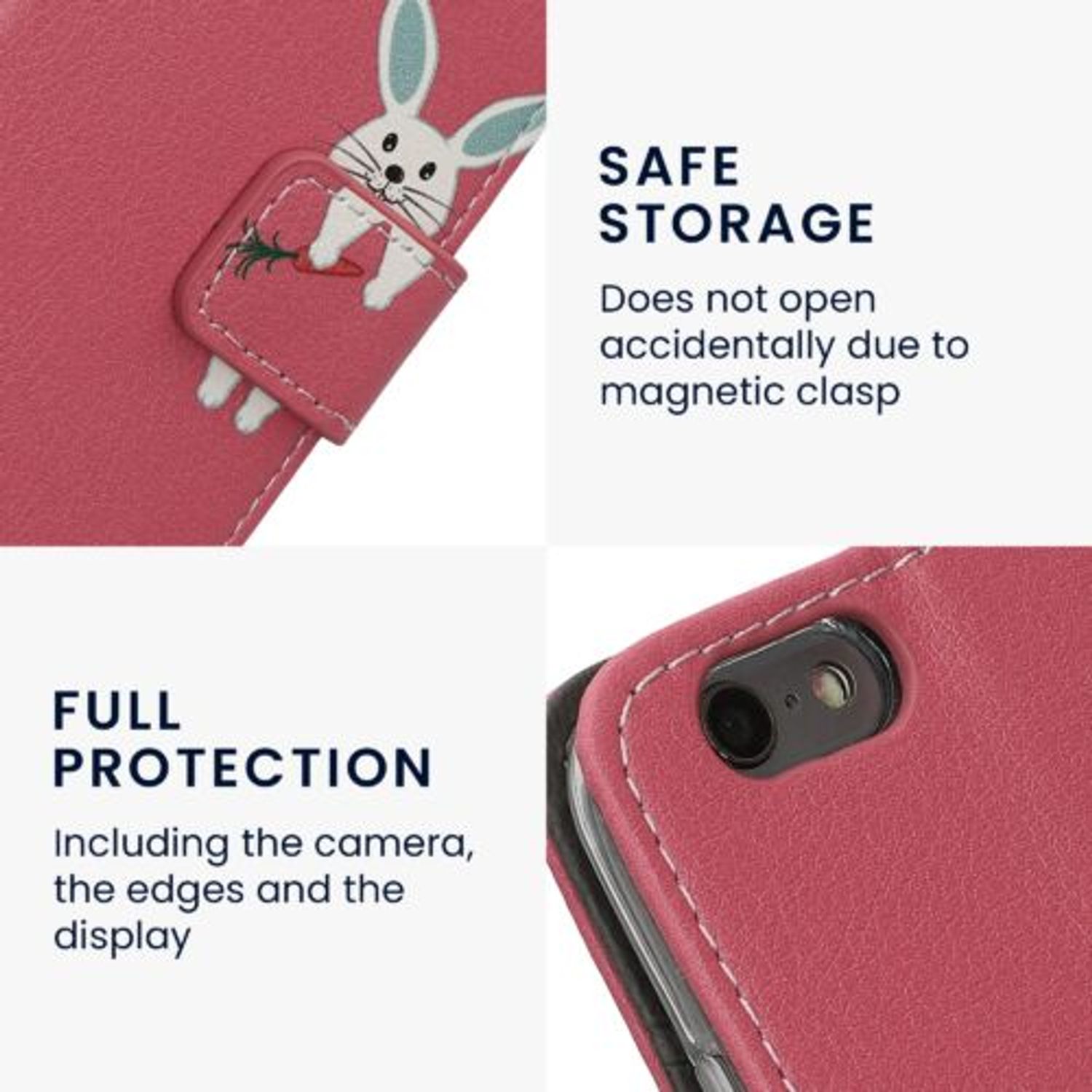 Husa Kwmobile pentru Apple iPhone 6/iPhone 6s, Piele ecologica, Multicolor, 24582.23 fotografia produsului View 5 L