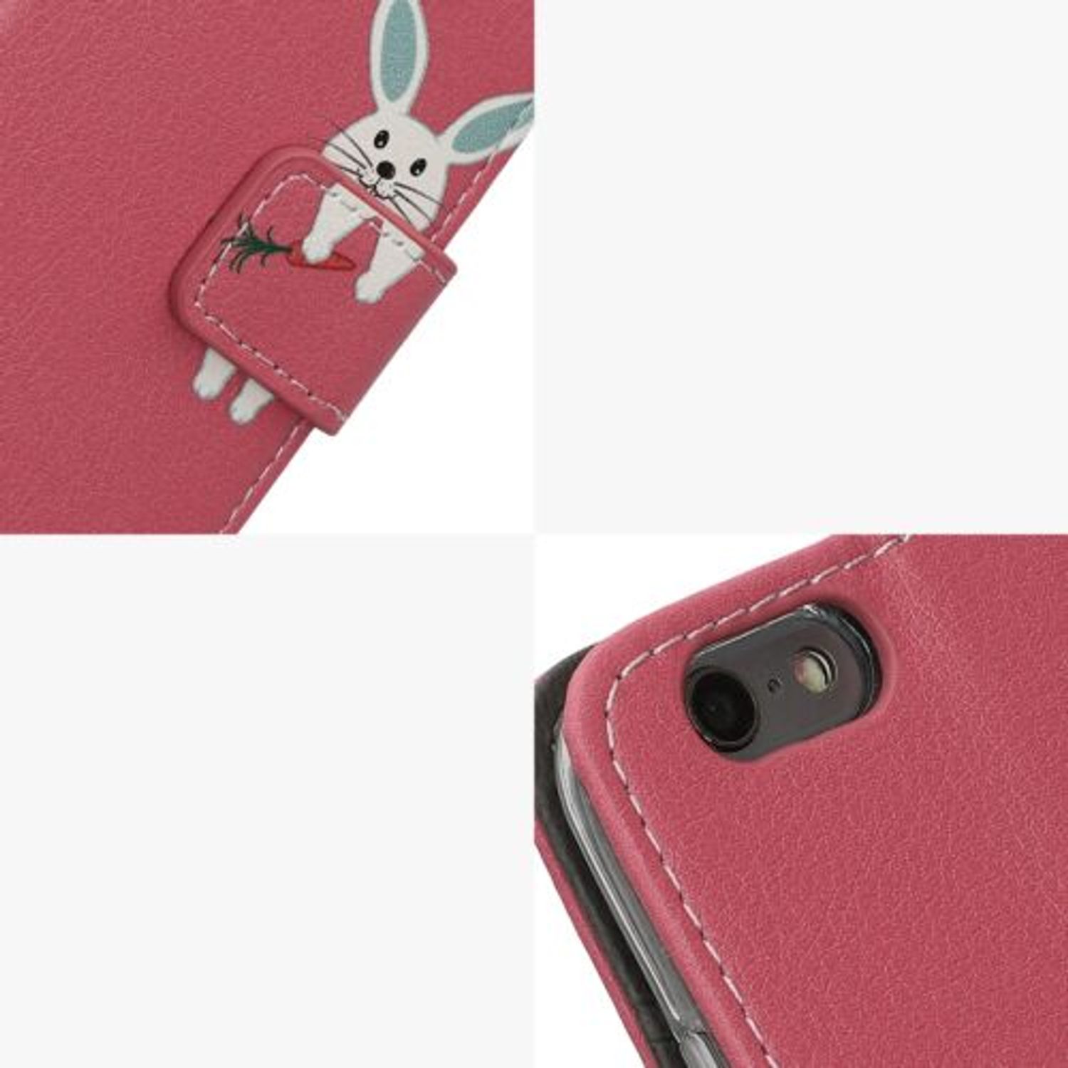 Husa Kwmobile pentru Apple iPhone 6/iPhone 6s, Piele ecologica, Multicolor, 24582.23 fotografia produsului View 10 L