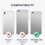Husa Kwmobile pentru Apple iPhone 6/iPhone 6s, Piele ecologica, Multicolor, 24582.23 fotografia produsului View 6 S