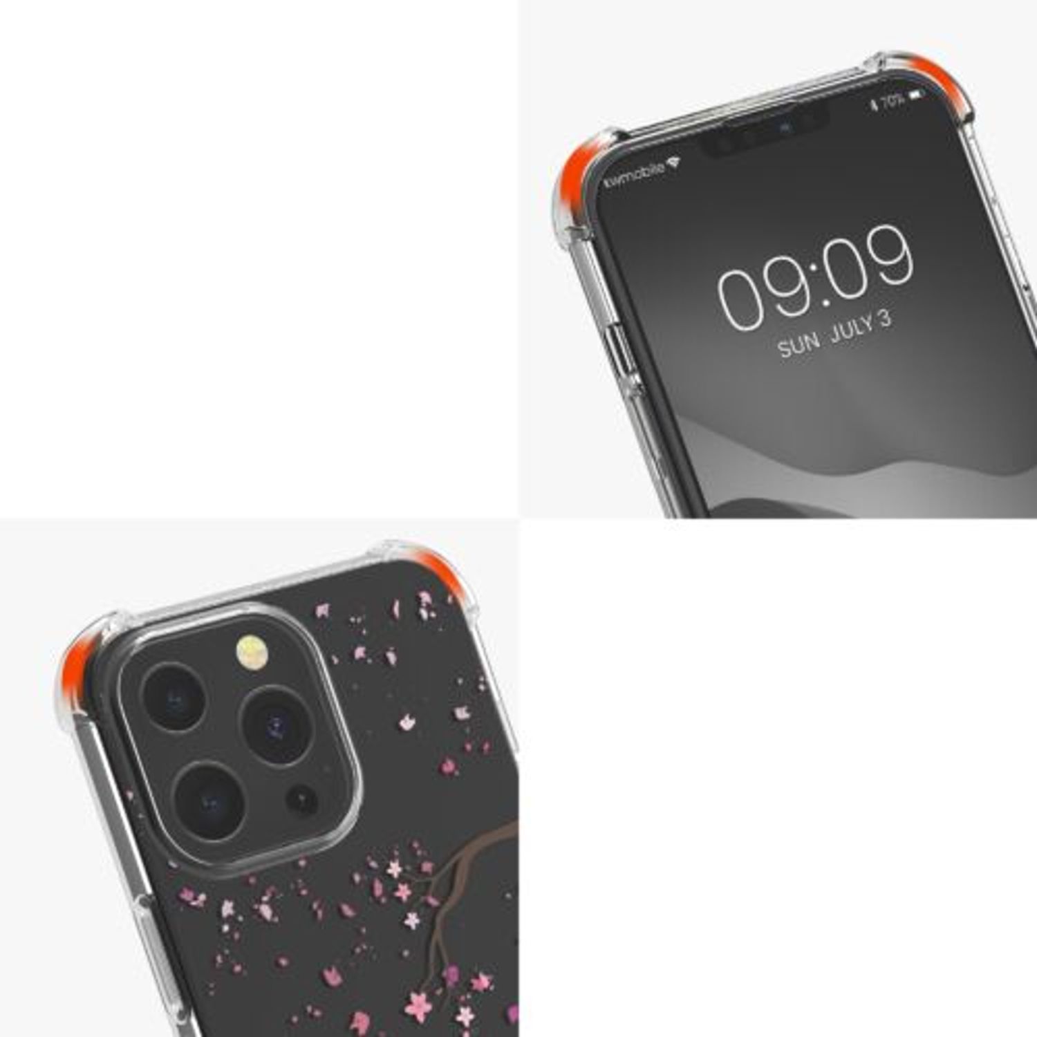 Husa Kwmobile pentru Apple iPhone 13 Pro, Silicon, Multicolor, 55965.02 fotografia produsului View 2 L