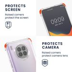 Husa Kwmobile pentru Huawei nova 8i, Silicon, Transparent/Mov, 57666.108 fotografia produsului View 3 S