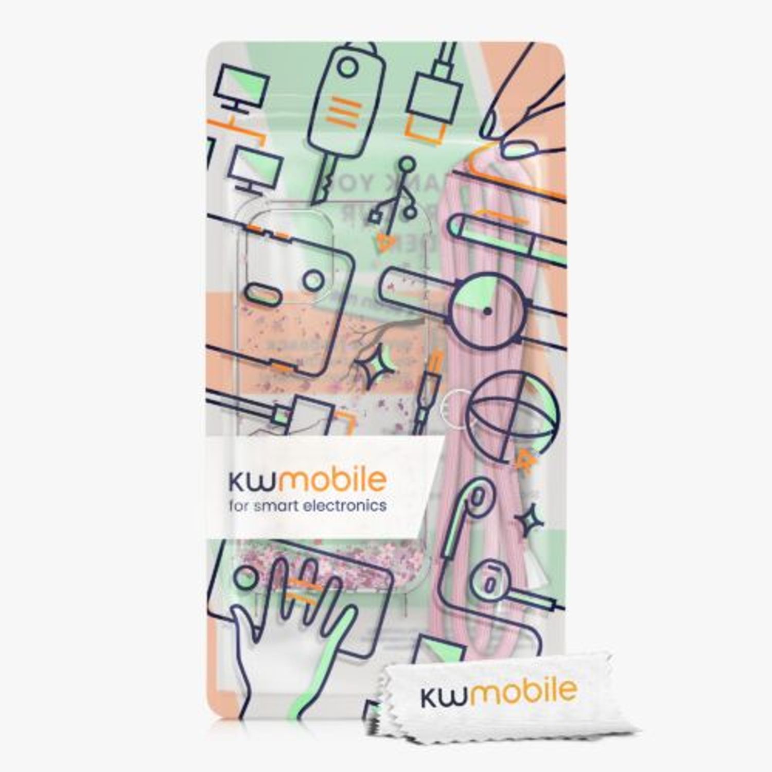 Husa Kwmobile pentru Apple iPhone 13 Pro Max, Silicon, Multicolor, 55978.02 fotografia produsului View 6 L
