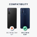 Husa Kwmobile pentru TCL 30 E/30 SE, Silicon, Transparent, 57708.03 fotografia produsului View 5 S