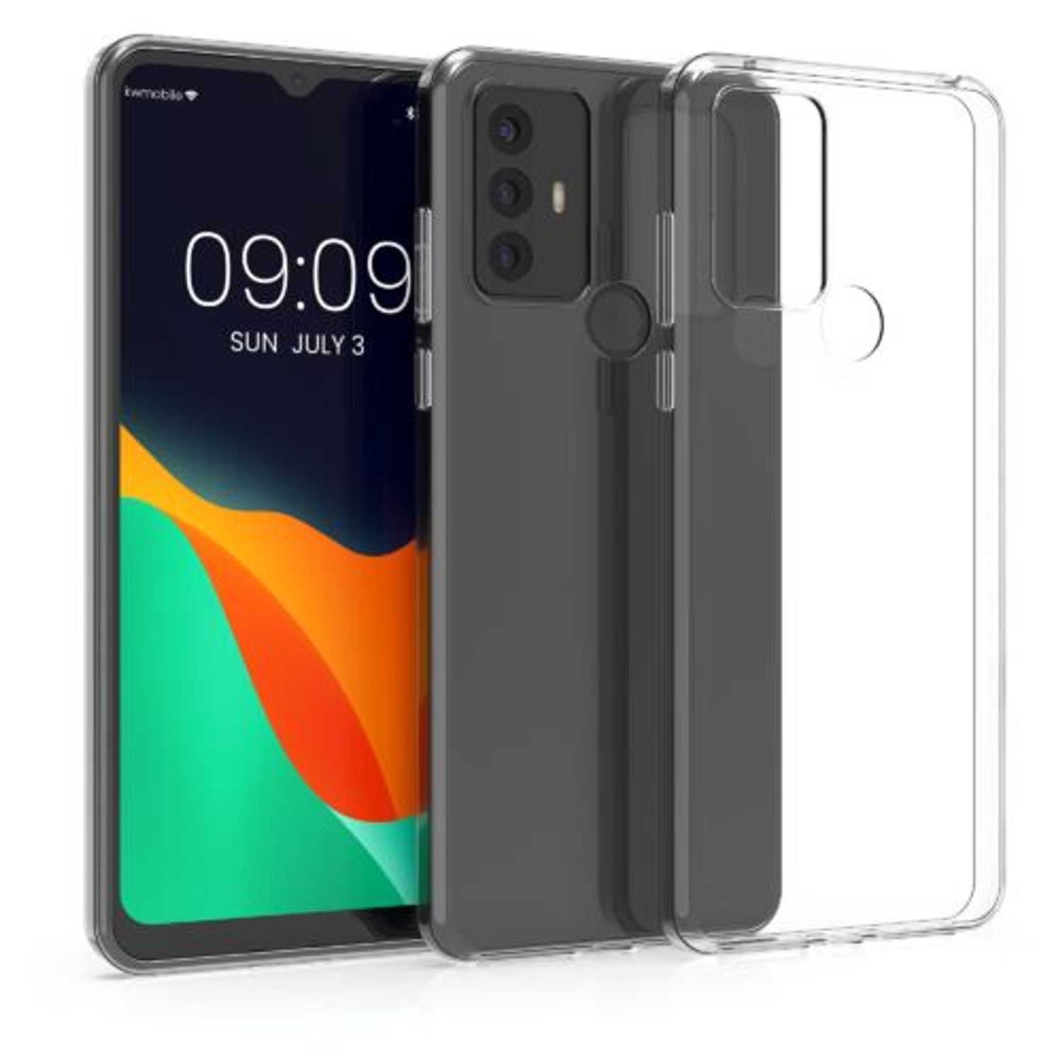 Husa Kwmobile pentru TCL 30 E/30 SE, Silicon, Transparent, 57708.03 fotografia produsului