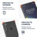 Husa Kwmobile pentru Xiaomi Redmi Note 8, Silicon, Transparent/Rosu, 50183.20 fotografia produsului View 7 S