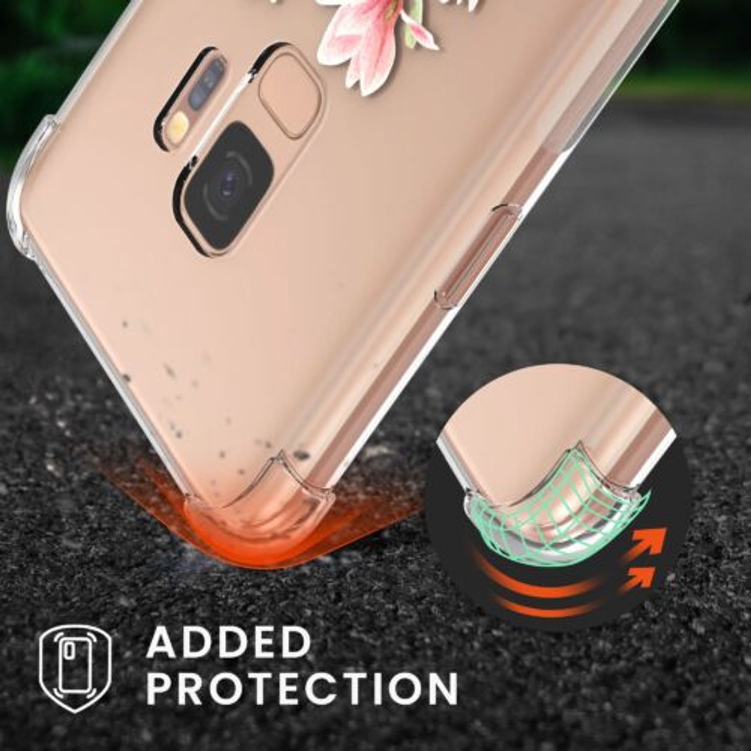 Husa Kwmobile pentru Samsung Galaxy S9, Silicon, Multicolor, 49089.02 fotografia produsului View 2 L