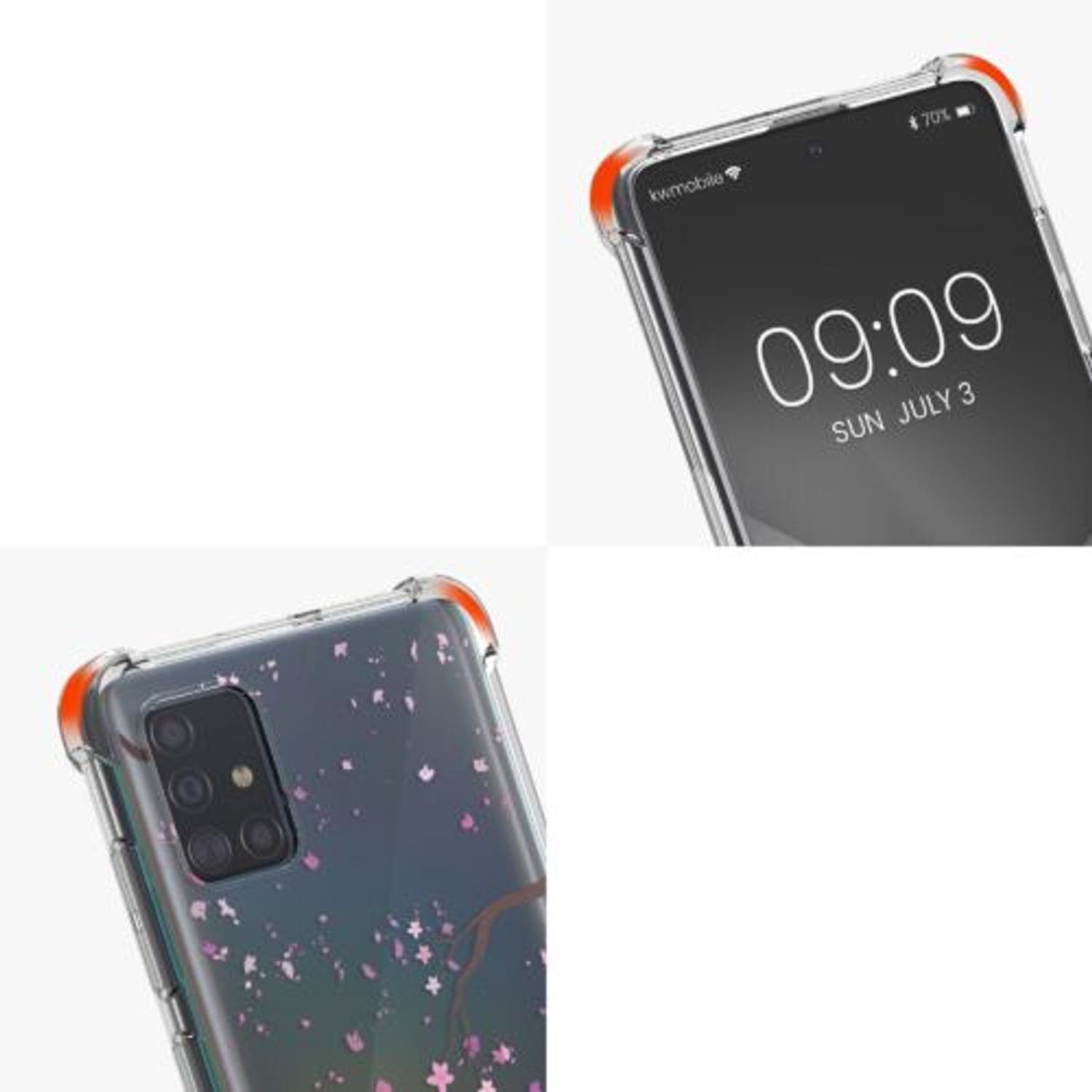 Husa Kwmobile pentru Samsung Galaxy A51, Silicon, Multicolor, 52510.03 fotografia produsului View 8 L