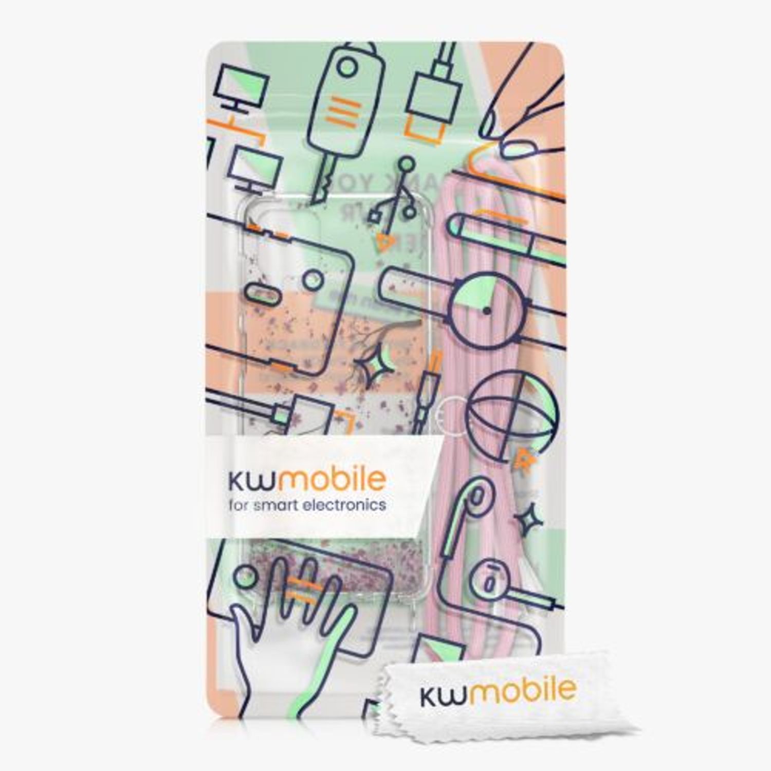 Husa Kwmobile pentru Samsung Galaxy A12, Silicon, Multicolor, 56028.04 fotografia produsului View 7 L