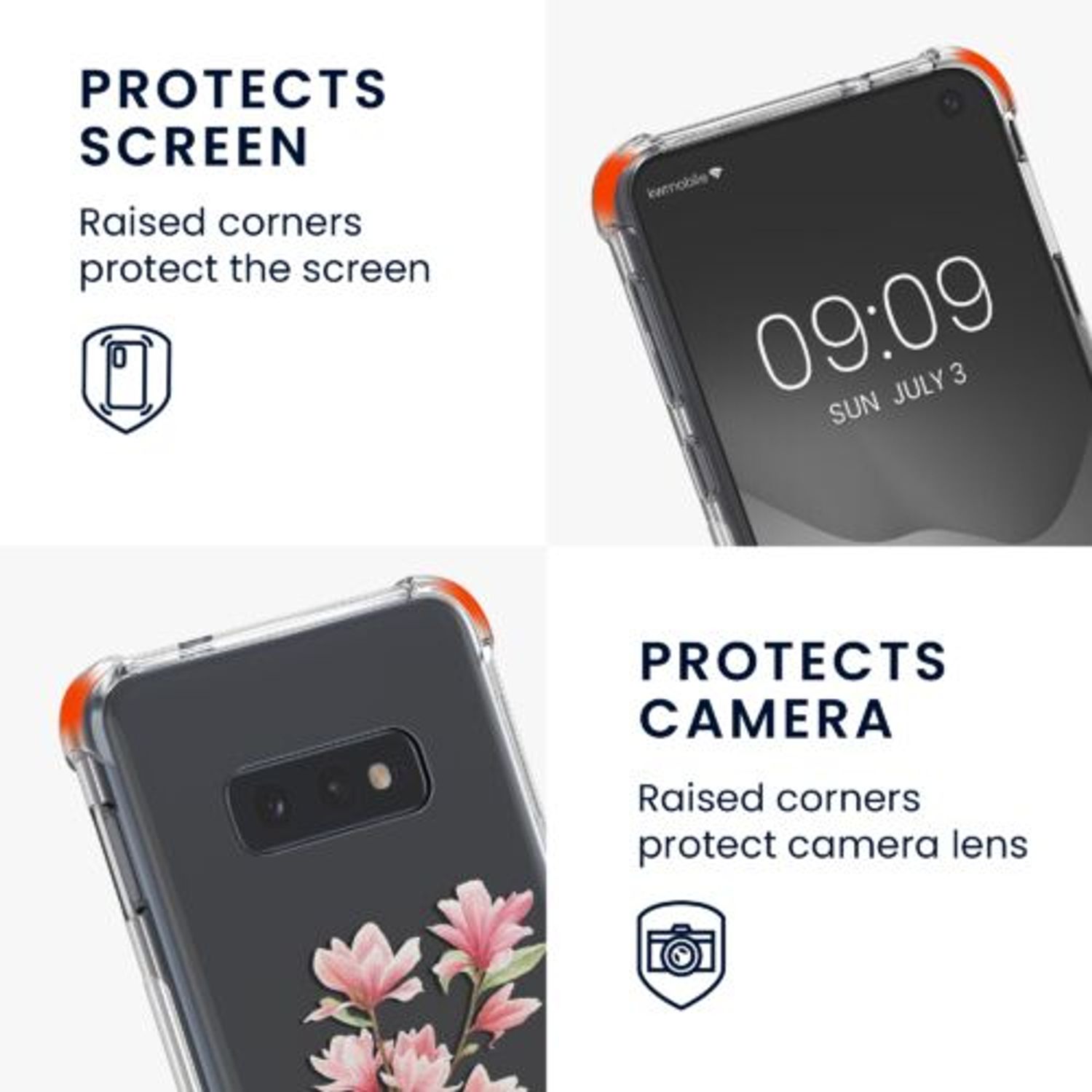 Husa Kwmobile pentru Samsung Galaxy S10e, Silicon, Multicolor, 57740.01 fotografia produsului View 3 L