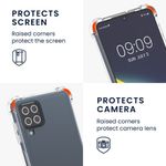 Husa Kwmobile pentru Samsung Galaxy M22, Silicon, Transparent, 57724.03 fotografia produsului View 7 S