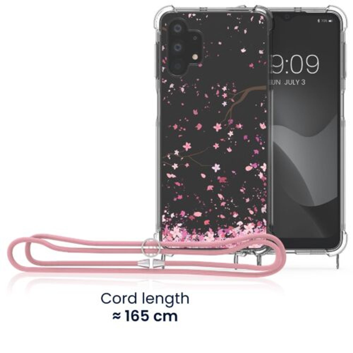 Husa Kwmobile pentru Samsung Galaxy A32 5G, Silicon, Multicolor, 57738.03 fotografia produsului View 3 L