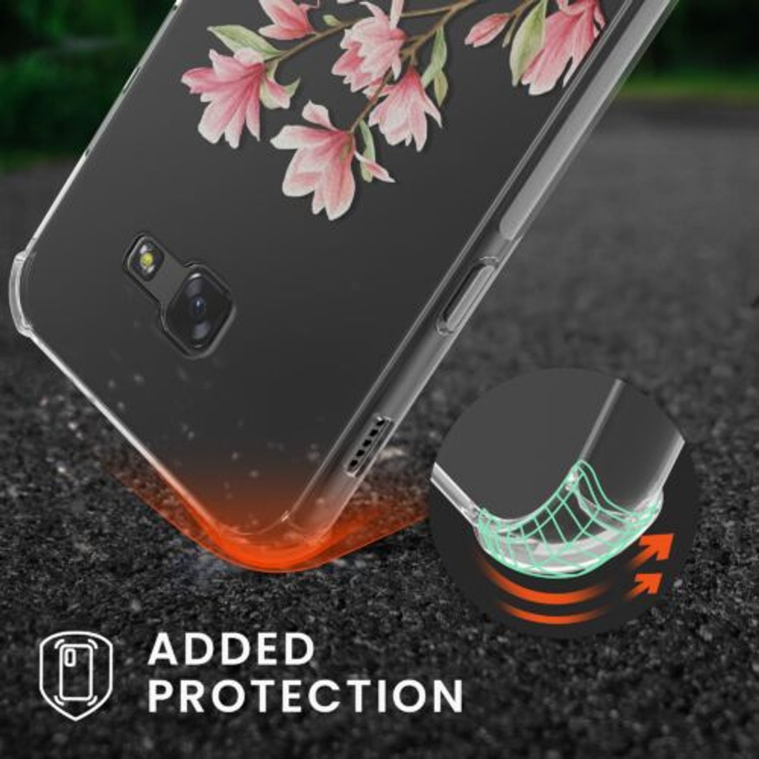 Husa Kwmobile pentru Samsung Galaxy A5 (2017), Silicon, Multicolor, 57741.01 fotografia produsului View 2 L