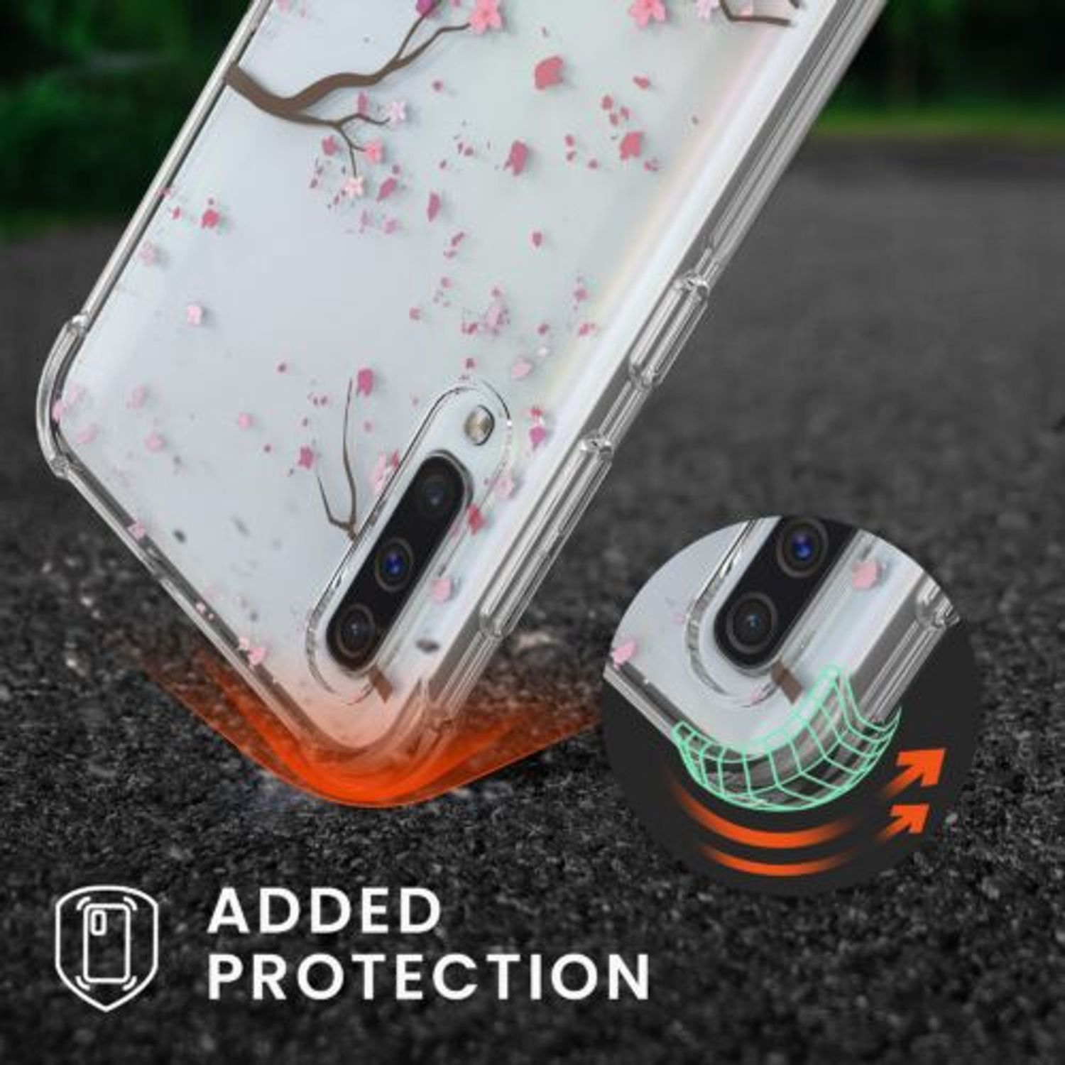 Husa Kwmobile pentru Samsung Galaxy A50, Silicon, Multicolor, 49348.04 fotografia produsului View 2 L