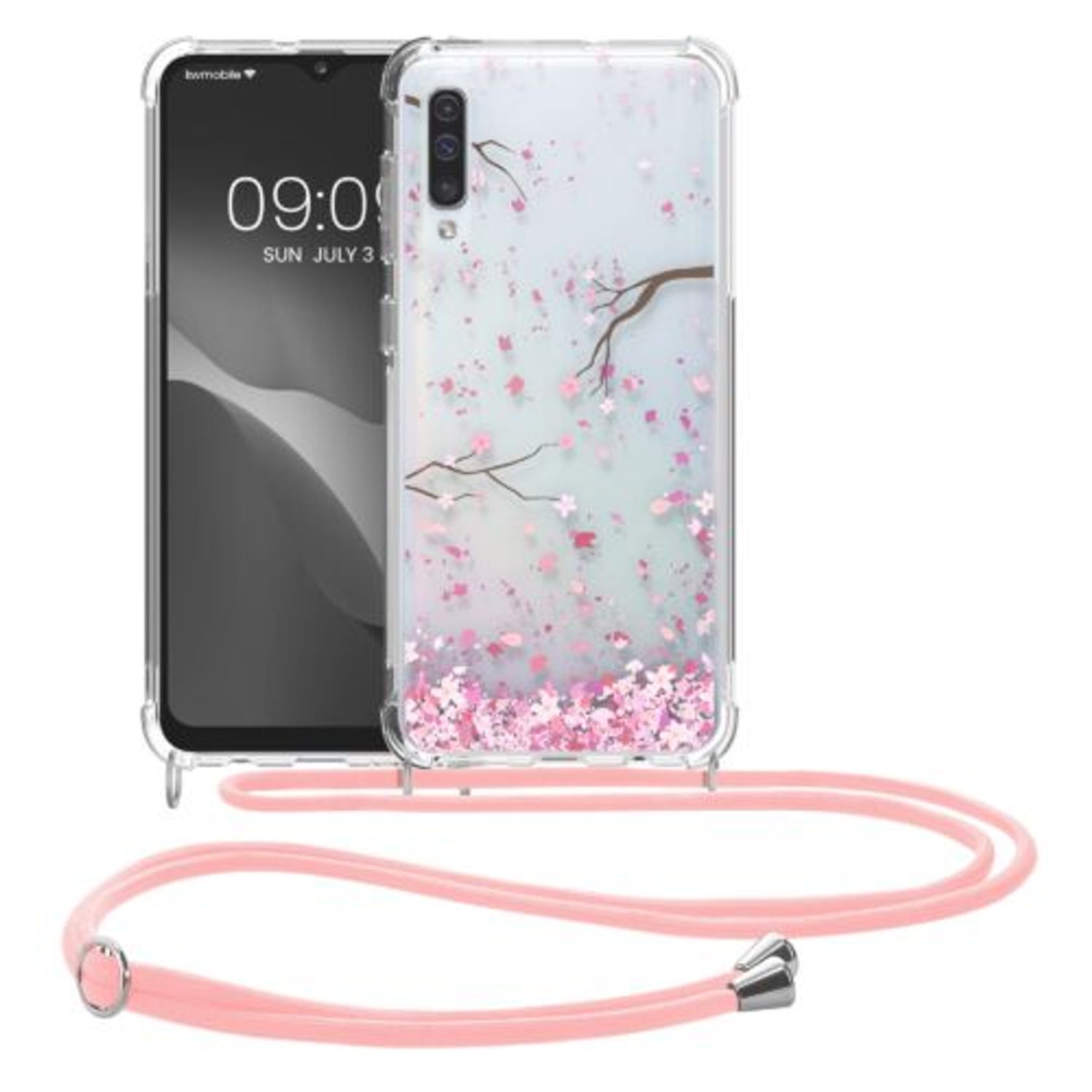 Husa Kwmobile pentru Samsung Galaxy A50, Silicon, Multicolor, 49348.04 fotografia produsului