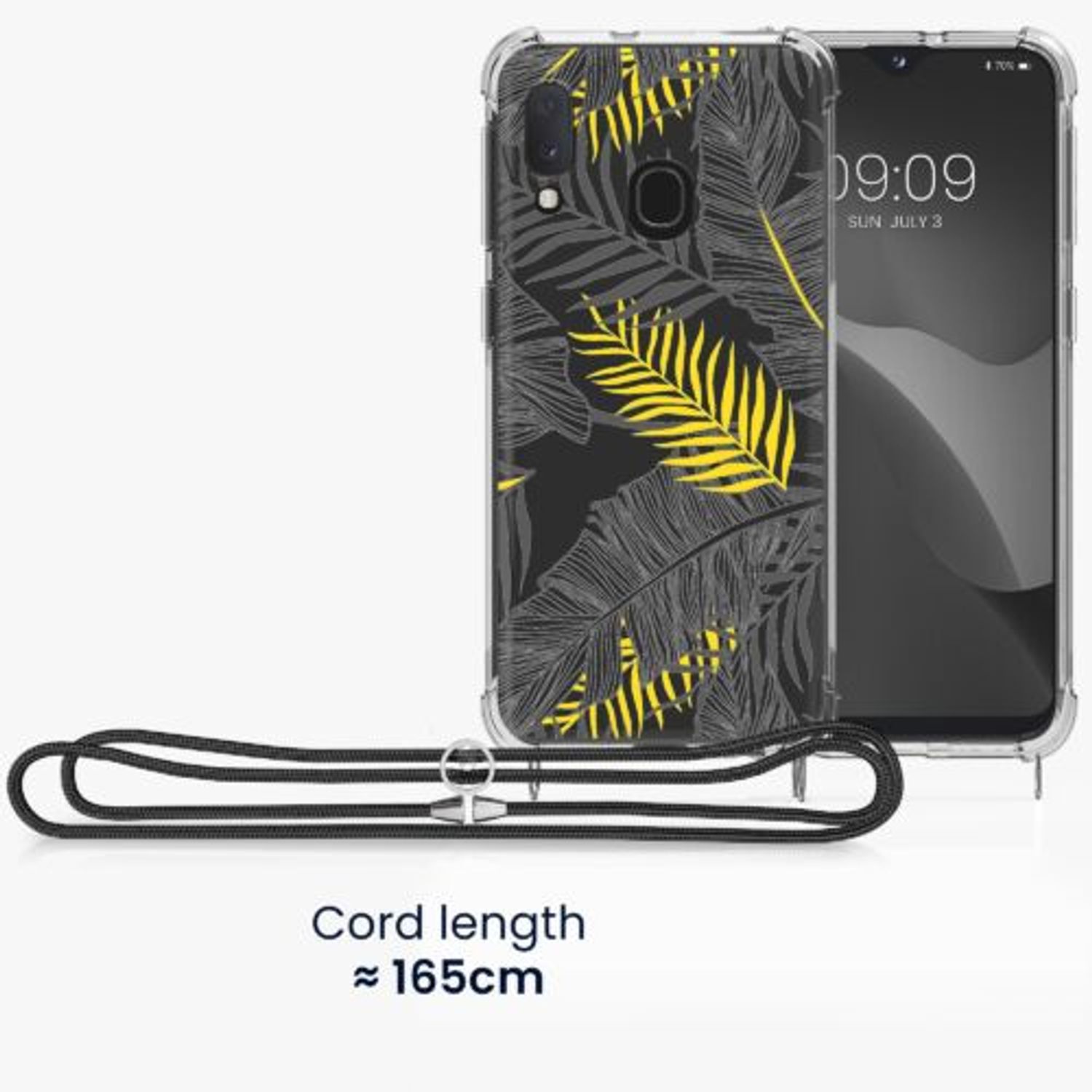 Husa Kwmobile pentru Samsung Galaxy A20e, Silicon, Multicolor, 57737.02 fotografia produsului View 3 L