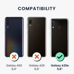 Husa Kwmobile pentru Samsung Galaxy A20e, Silicon, Multicolor, 57737.02 fotografia produsului View 5 S