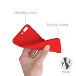 Husa pentru Apple iPhone 8 Plus/iPhone 7 Plus, Silicon, Rosu, 49981.09 fotografia produsului View 4 S
