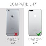 Husa pentru Apple iPhone 8 Plus/iPhone 7 Plus, Silicon, Rosu, 49981.09 fotografia produsului View 6 S
