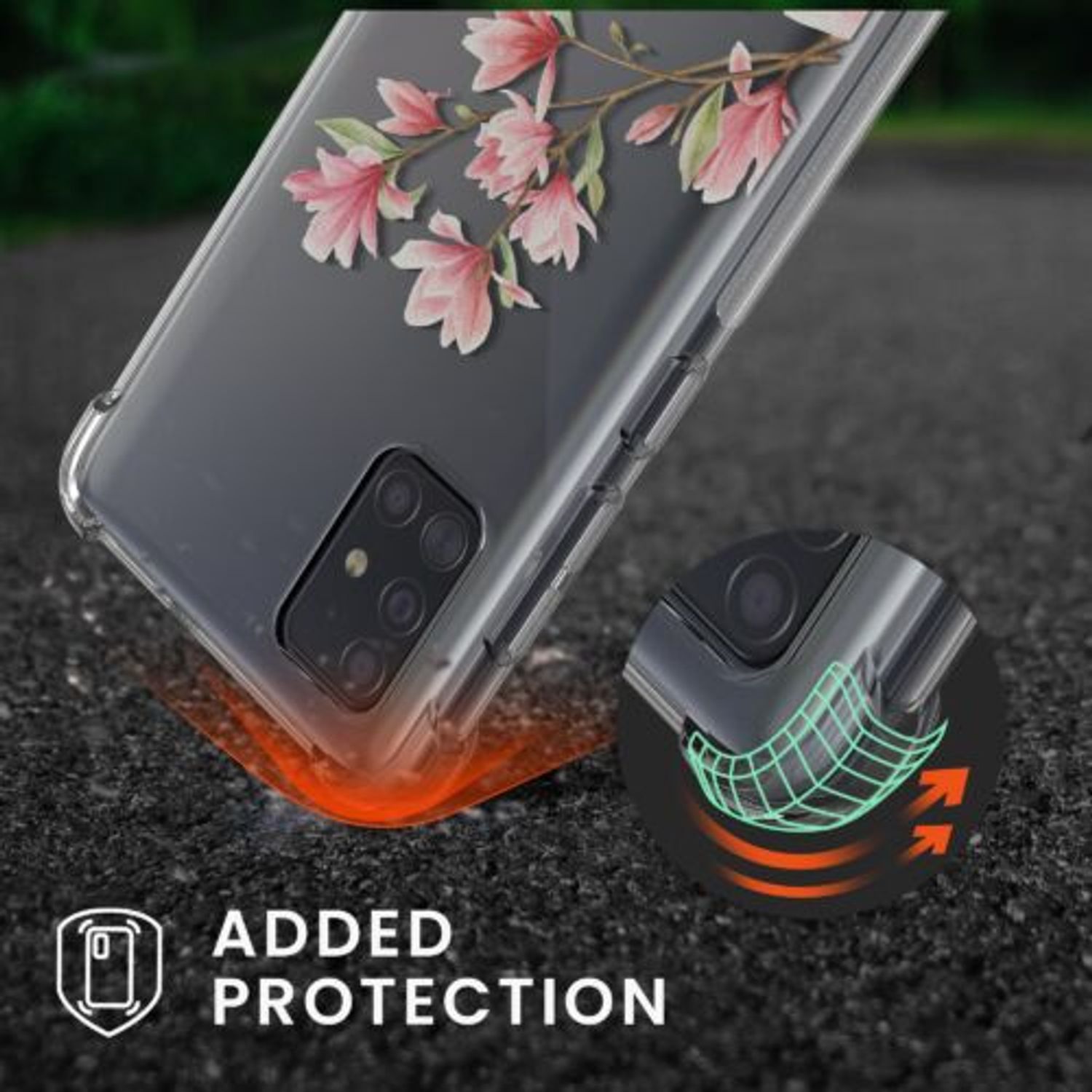 Husa Kwmobile pentru Samsung Galaxy A71, Silicon, Multicolor, 57736.01 fotografia produsului View 2 L