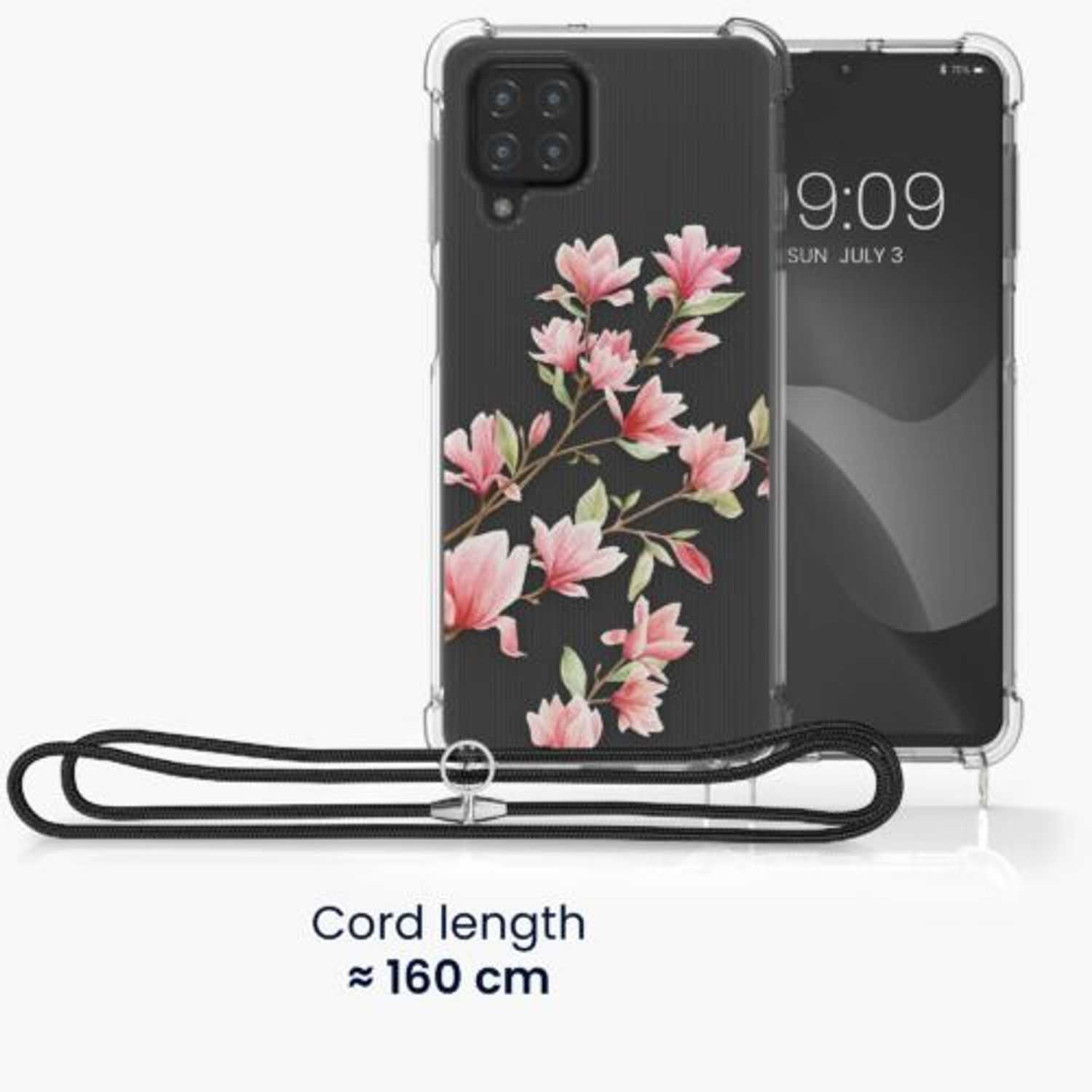 Husa Kwmobile pentru Samsung Galaxy M22, Silicon, Multicolor, 57745.01 fotografia produsului View 3 L