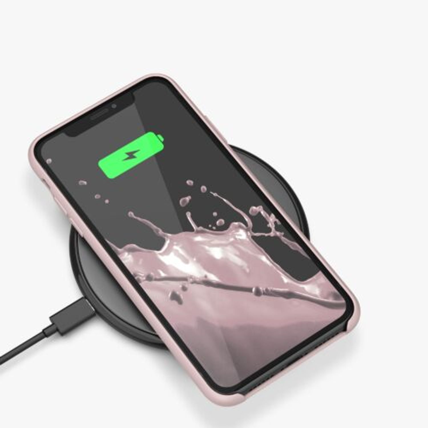 Husa Kwmobile pentru Apple iPhone XR, Silicon, Roz, 45910.236 fotografia produsului View 10 L