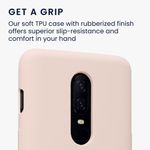 Husa Kwmobile pentru OnePlus 6, Silicon, Crem, 46122.225 fotografia produsului View 3 S