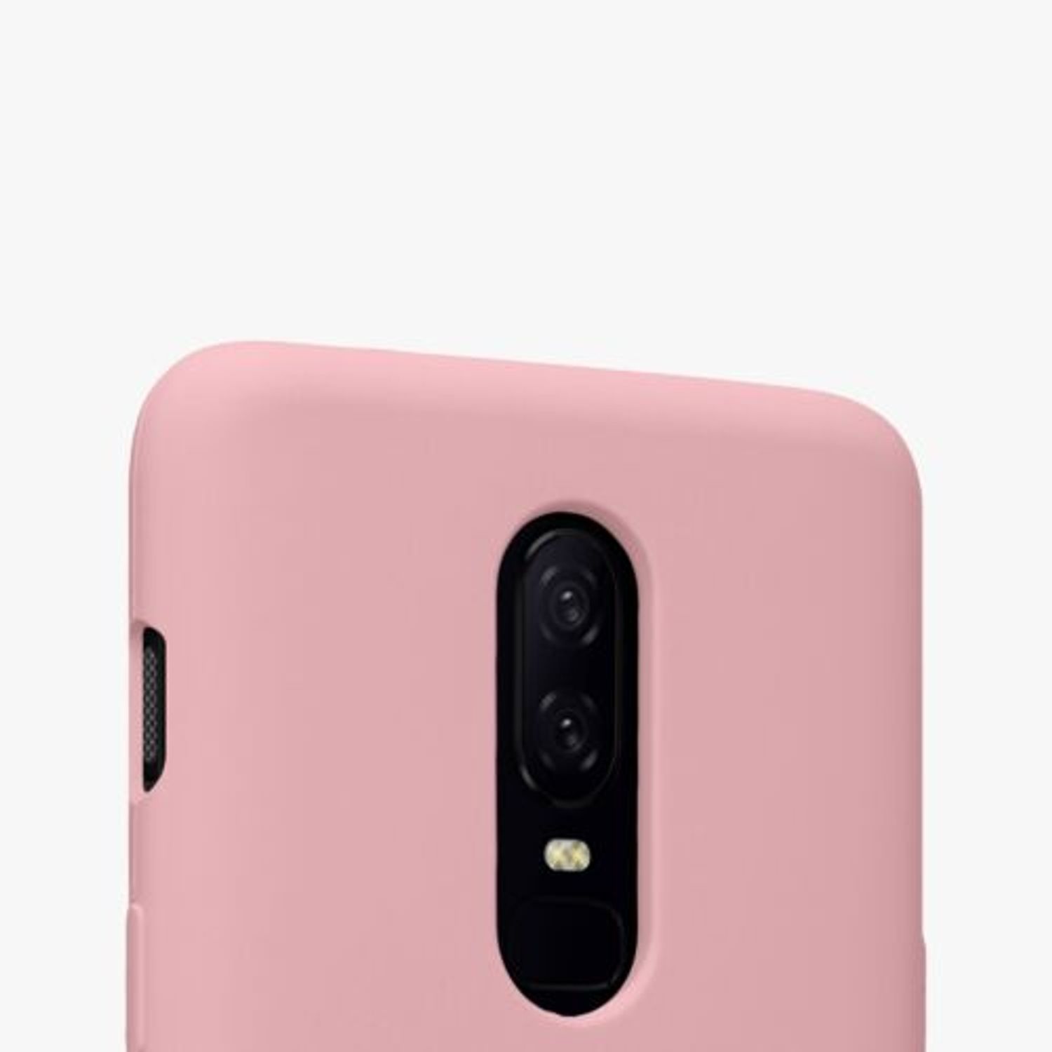 Husa Kwmobile pentru OnePlus 6, Silicon, Roz, 46122.193 fotografia produsului View 6 L