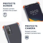 Husa Kwmobile pentru HTC Desire 21 Pro 5G, Silicon, Transparent, 57730.03 fotografia produsului View 7 S