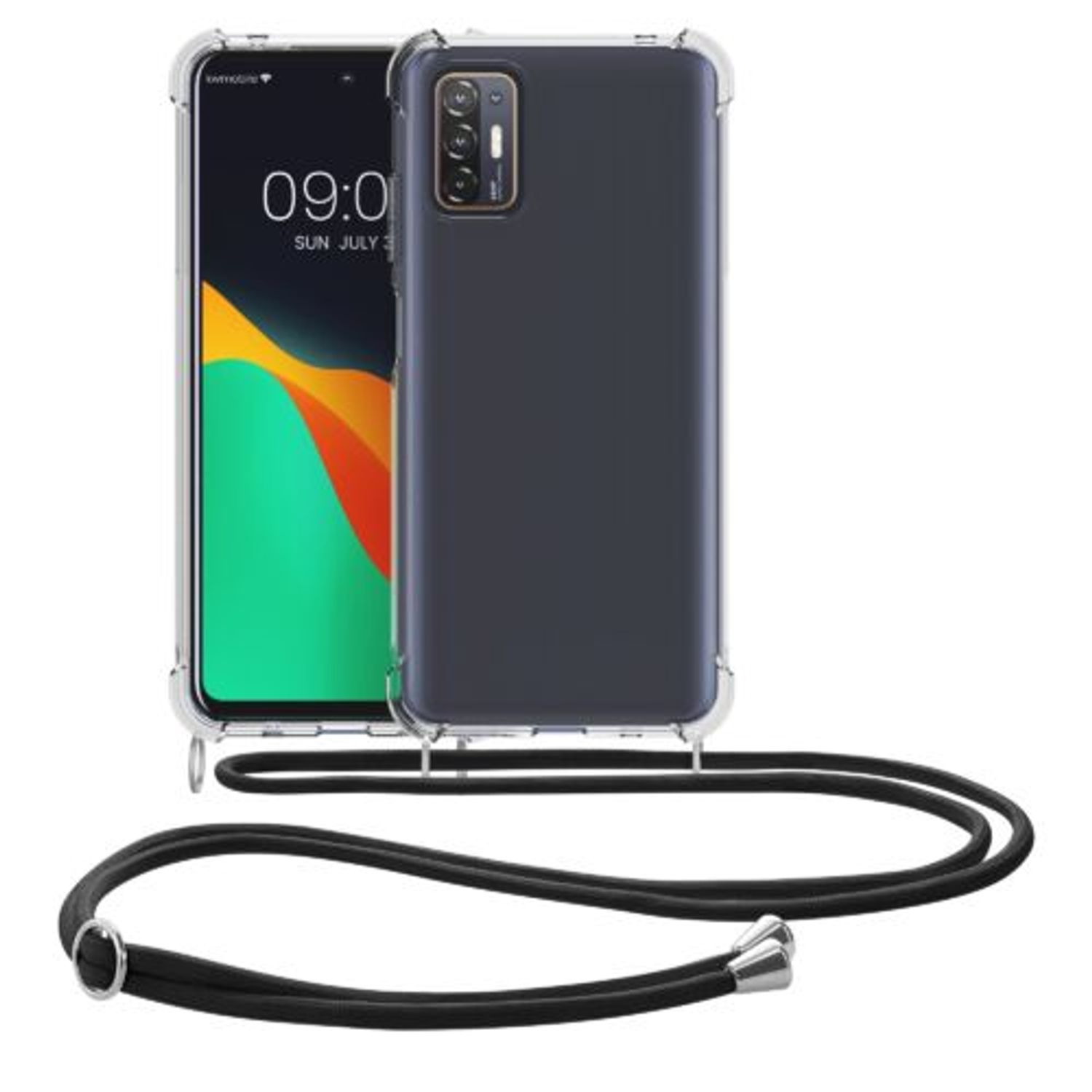 Husa Kwmobile pentru HTC Desire 21 Pro 5G, Silicon, Transparent, 57730.03 fotografia produsului