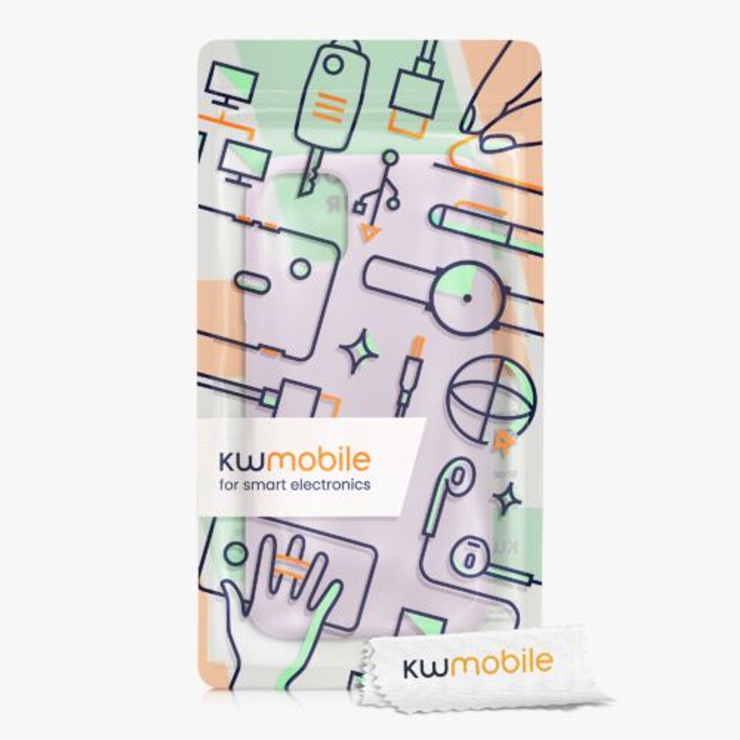 Husa Kwmobile pentru Apple iPhone 11, Silicon, Mov, 50791.236 fotografia produsului View 6 L