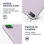 Husa Kwmobile pentru Apple iPhone 8/iPhone 7/iPhone SE 2, Silicon, Mov, 49979.236 fotografia produsului View 3 S