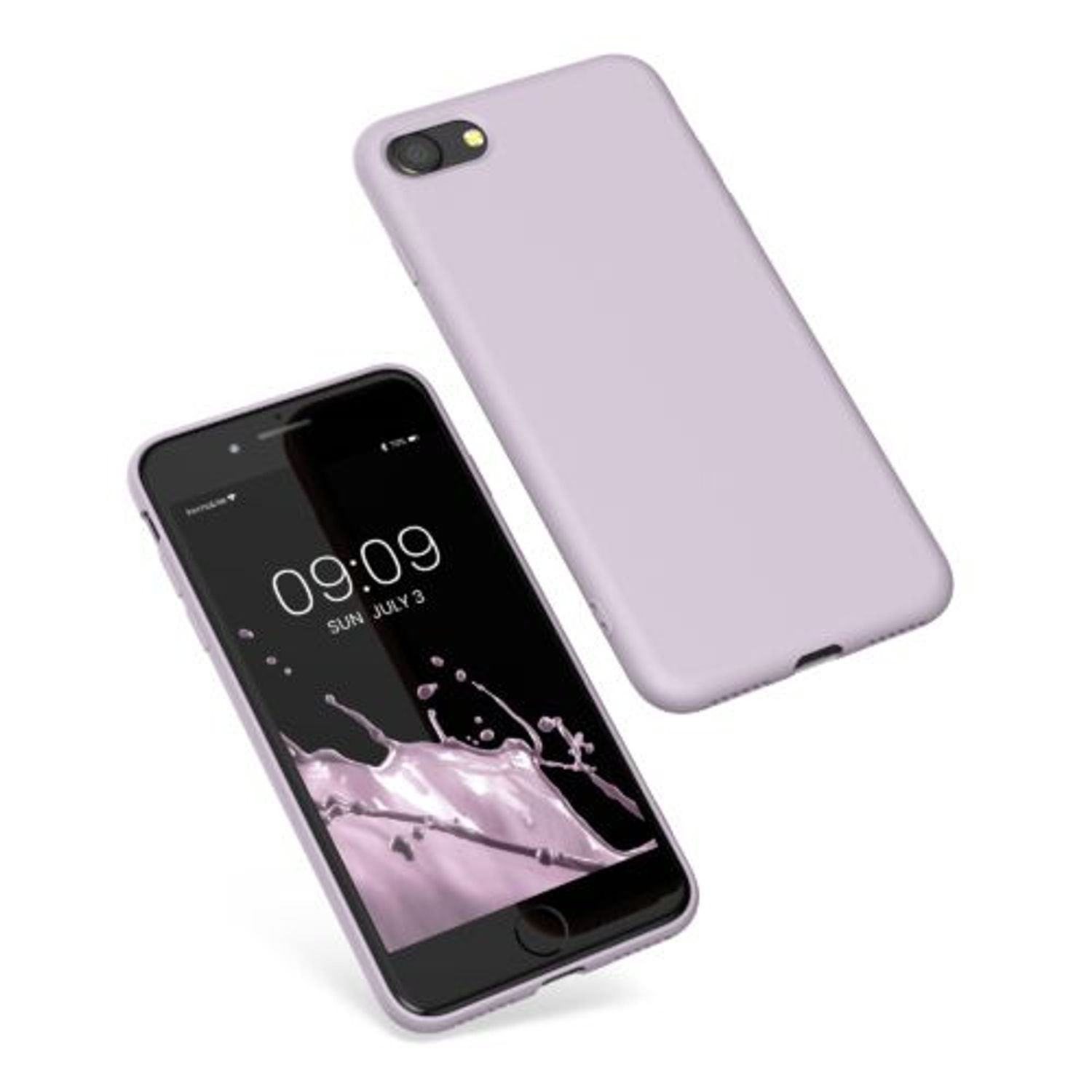 Husa Kwmobile pentru Apple iPhone 8/iPhone 7/iPhone SE 2, Silicon, Mov, 49979.236 fotografia produsului