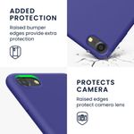 Husa Kwmobile pentru Apple iPhone 8/iPhone 7/iPhone SE 2, Silicon, Albastru, 49979.234 fotografia produsului View 3 S