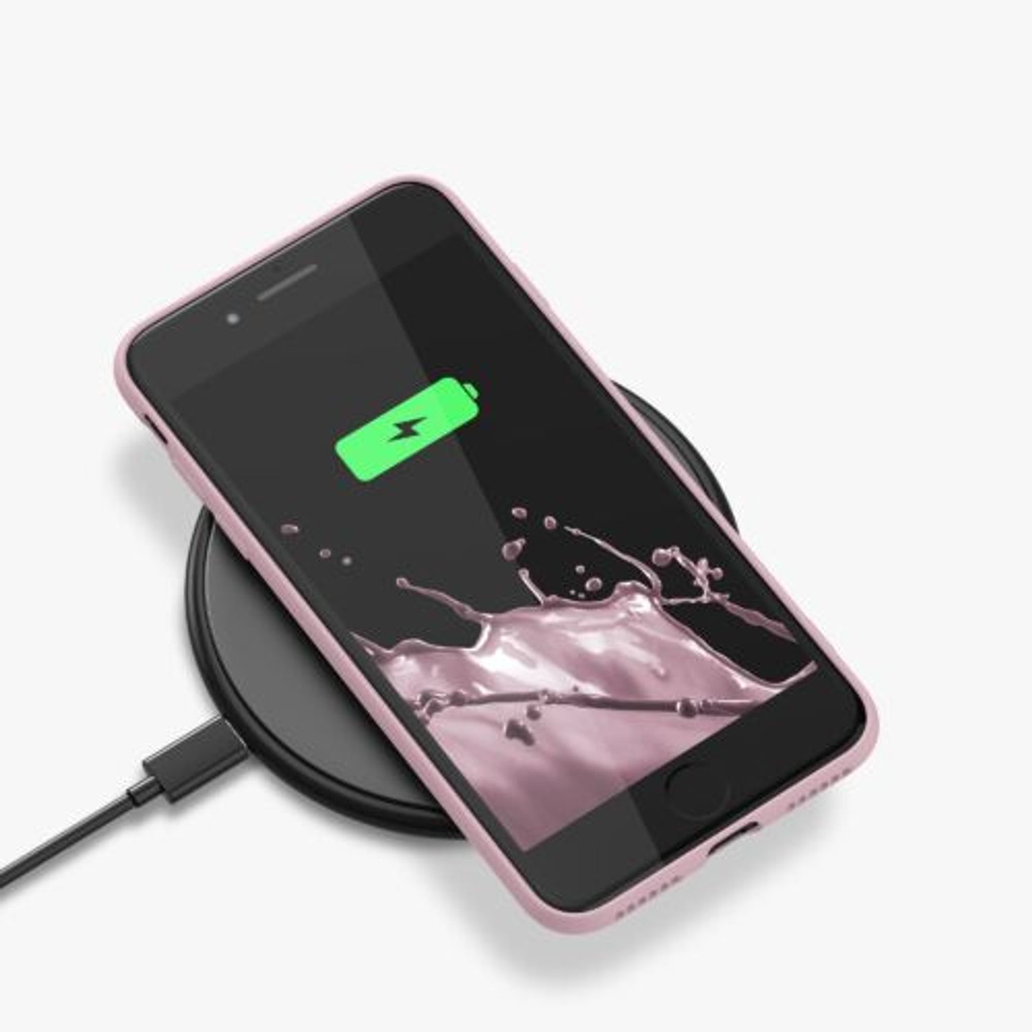 Husa Kwmobile pentru Apple iPhone 8/iPhone 7/iPhone SE 2, Silicon, Roz, 49979.156 fotografia produsului View 8 L