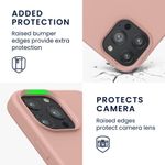 Husa Kwmobile pentru Apple iPhone 13 Pro Max, Silicon, Rose Gold, 55881.237 fotografia produsului View 3 S