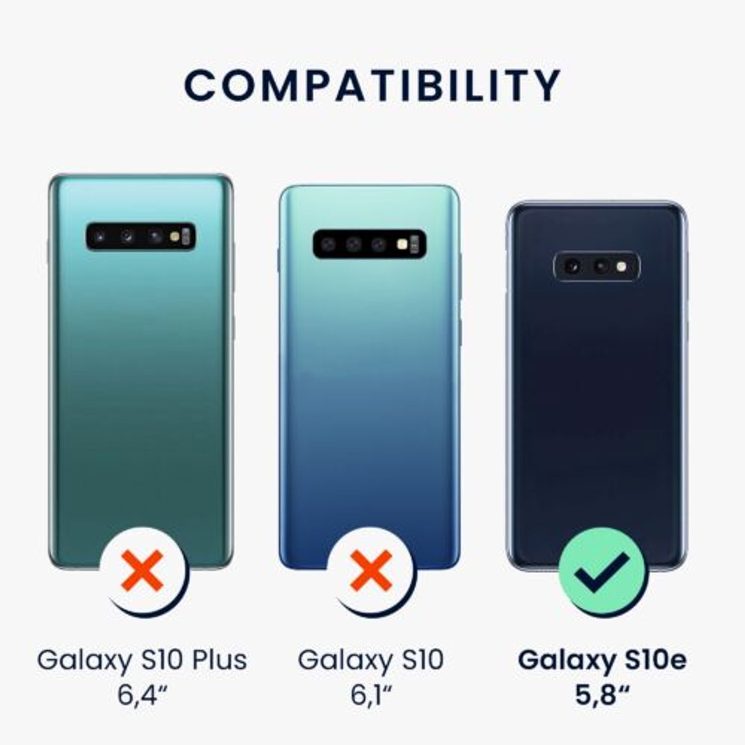 Husa Kwmobile pentru Samsung Galaxy S10e, Silicon, Multicolor, 57740.02 fotografia produsului View 4 L
