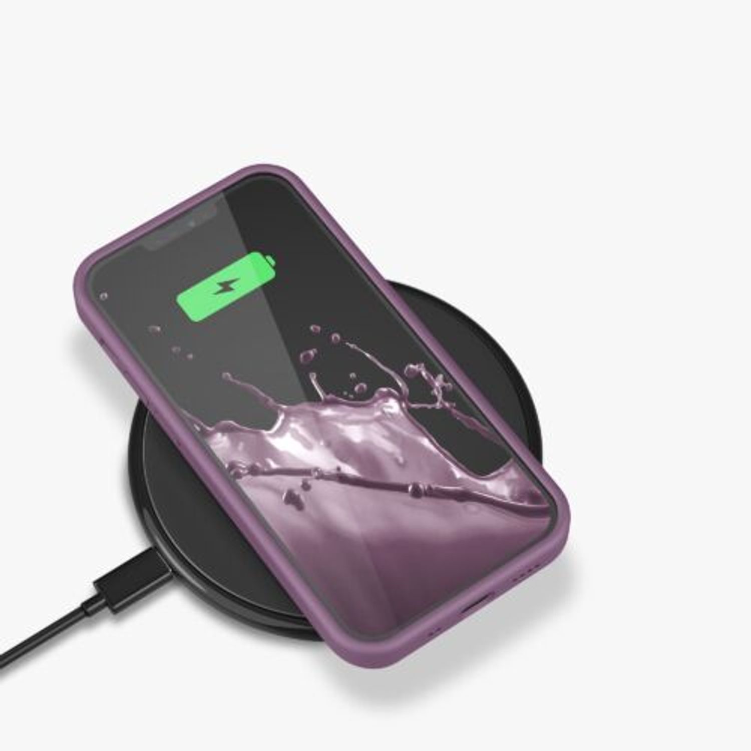Husa Kwmobile pentru Apple iPhone 13 Mini, Silicon, Mov, 55877.235 fotografia produsului View 3 L
