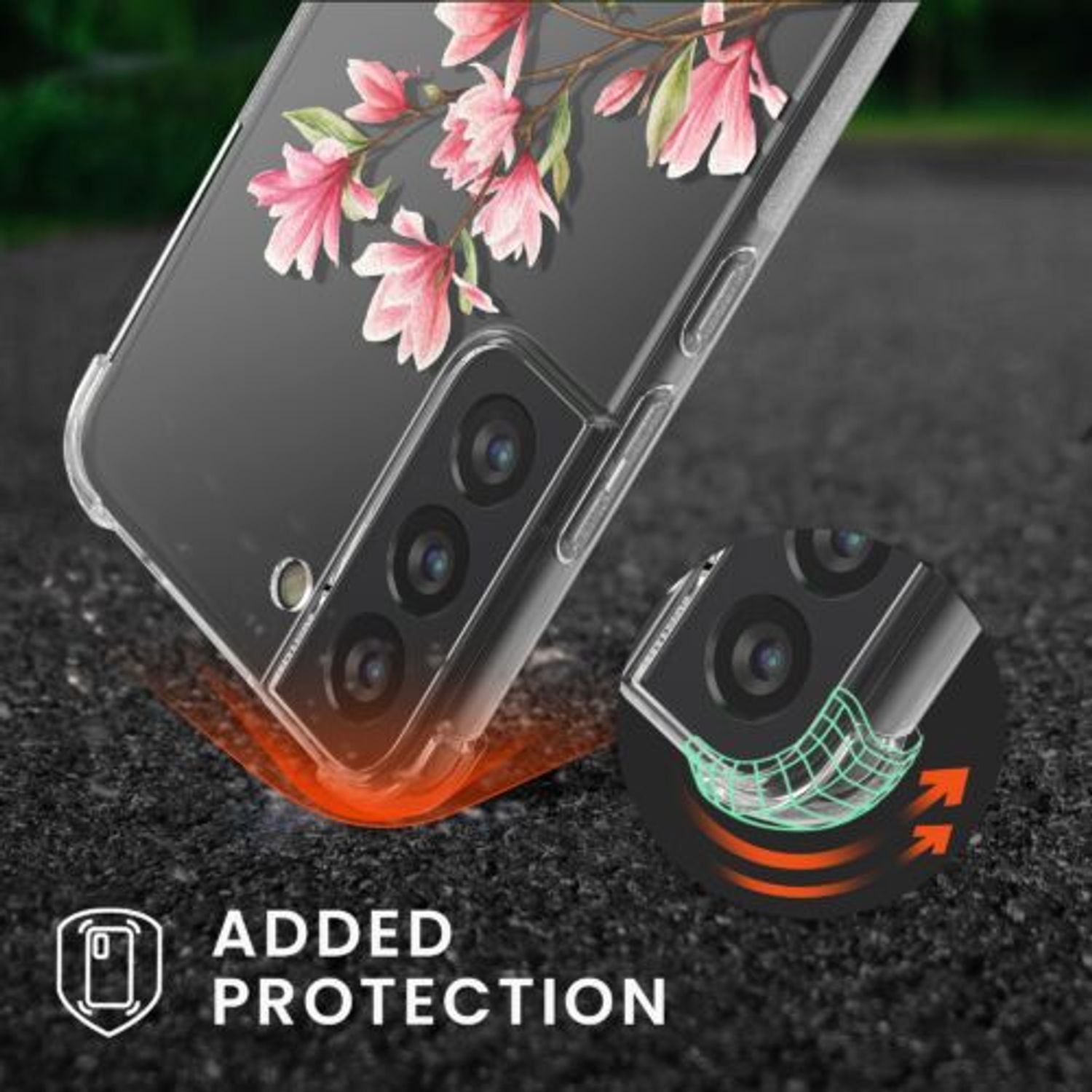 Husa Kwmobile pentru Samsung Galaxy S22, Silicon, Multicolor, 57746.01 fotografia produsului View 8 L