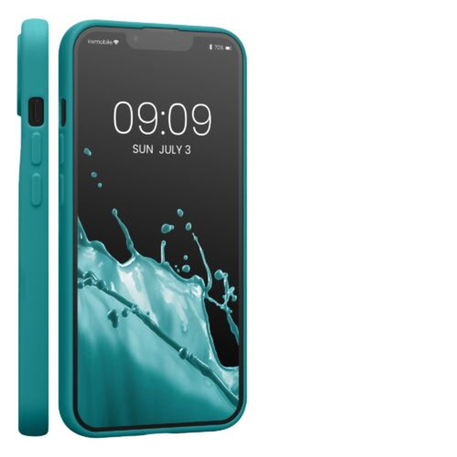 Husa Kwmobile pentru Apple iPhone 13, Silicon, Verde, 57748.57 fotografia produsului View 8 L