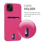 Husa Kwmobile pentru Apple iPhone 13, Silicon, Roz, 57748.77 fotografia produsului View 5 S